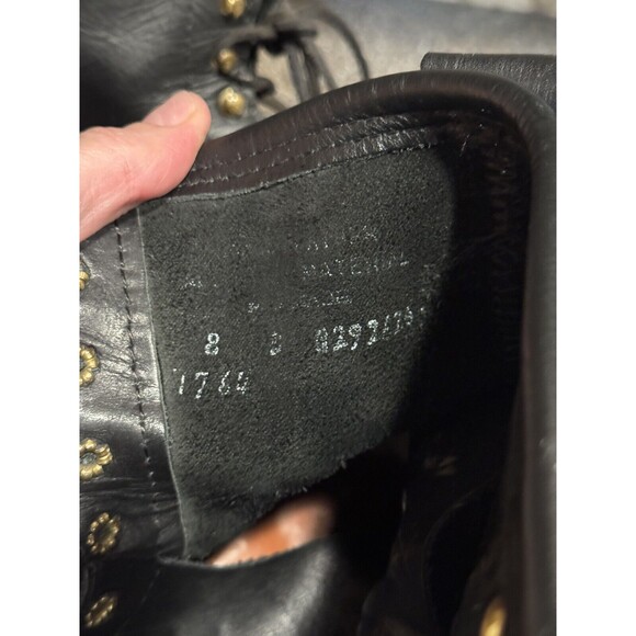 Boot World Men's Lace Up Boots Leather Steel Toe Logger Firemen Linemen Sz 8 - Picture 4 of 9